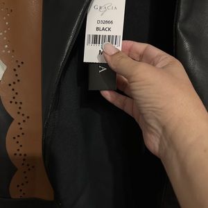 Beautiful two tone leather dress